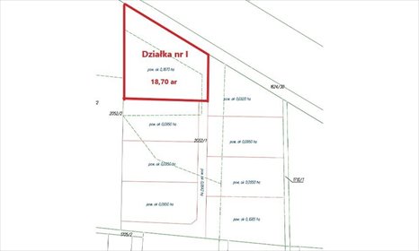 działka na sprzedaż 1870m2 działka Lutoryż