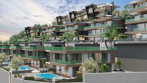 Ekskluzywne domy z widokiem na morze i inteligentnym systemem dom Antalya, Bektaş, Alanya, Antalya