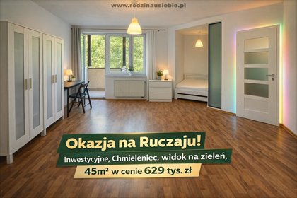 mieszkanie na sprzedaż 45m2 mieszkanie Kraków, Dębniki, Ruczaj, Chmieleniec