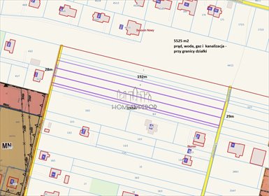 działka na sprzedaż 5525m2 działka Słomin, Jagodowa