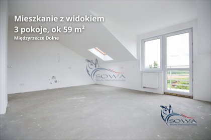 Ustawne 3-pokoje z widokiem na góry, 2 miejsca mieszkanie Międzyrzecze Dolne
