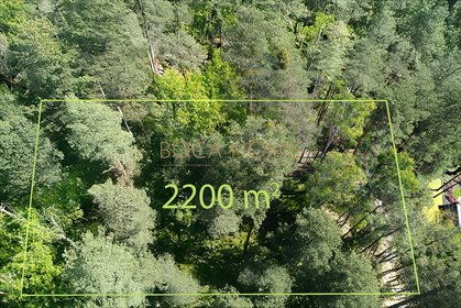 Sprzedam ekskluzywną działkę 2200 m² w Wawrze z lasem i prywatnością działka Warszawa, Wawer