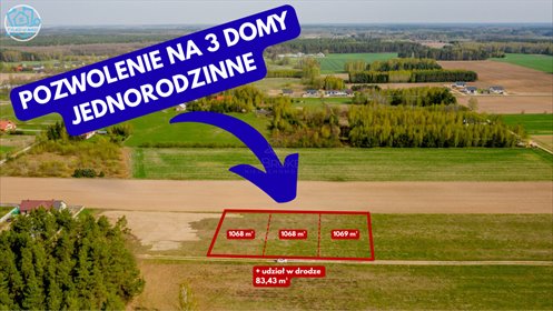 Działki budowlane Pasynki - decyzja o warunkach zabudowy działka Pasynki
