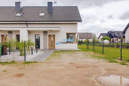 Nowoczesny bliźniak 83 m² z ogrodem i parkingiem dom Szklana