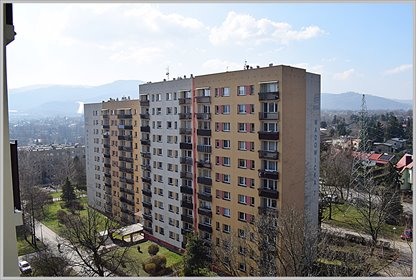 Dwupokojowe mieszkanie z balkonem i widokiem na góry mieszkanie Bielsko-Biała, Aleksandrowice, Andrychowska