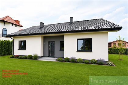 Nowoczesny dom 99,5 m2 z ogrzewaniem podłogowym i lasem w tle dom Goleniów