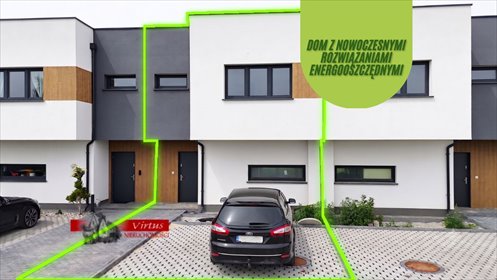 Nowoczesny dom energooszczędny z fotowoltaiką - polecam! dom Pobiedziska