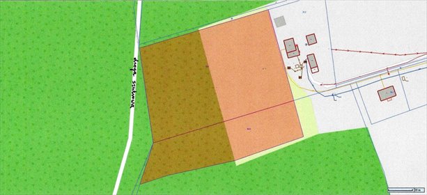 Na sprzedaż działka rolno-leśna 13,1 ha nad jeziorami Mazur działka Otręba