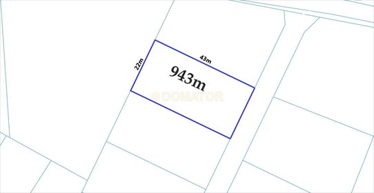działka na sprzedaż 1000m2 działka Jędrzejewo