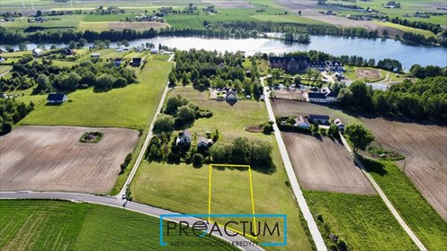 Działka 1568 m2 pod dom z dostępem do jeziora w Jarczechowie działka Jarczechowo
