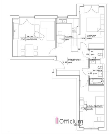 Nowoczesny 3-pokojowy apartament z balkonem i miejscem parkingowym mieszkanie Warszawa, Mokotów, Obrzeżna