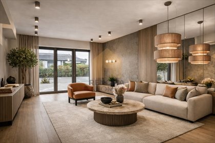 Nowoczesny dom szeregowy 83 m² z ogrodem i 2 miejscami dom Smolec