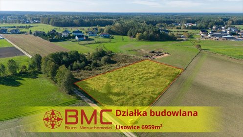 działka na sprzedaż 6959m2 działka Lisowice, Dolna