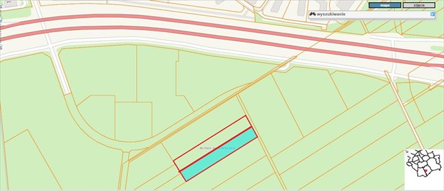 Na sprzedaż działka 5921 m² z mediami i planem budowy domów działka Warszawa, Wilanów, Błonia Wilanowskie