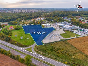 działka na wynajem 16727m2 działka Częstochowa, Północ, Makuszyńskiego