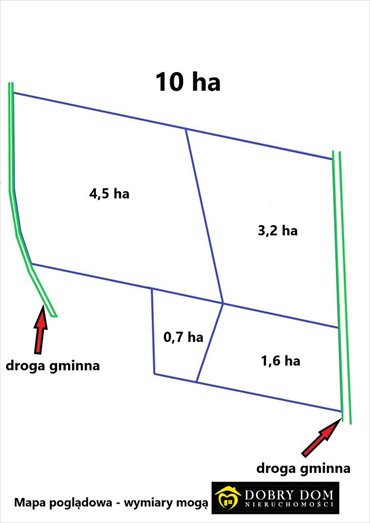 działka na sprzedaż 100000m2 działka Szumowo