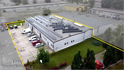 Hala produkcyjno-usługowa 1128 m² z PV i dużym placem magazyn Bochnia, Gazowa