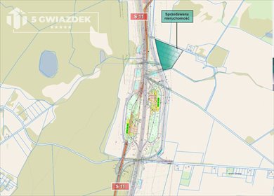 Sprzedam działkę inwestycyjną przy S11 z funkcją usługową i wypoczynkową działka Szczecinek