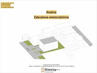 działka na sprzedaż 961m2 działka Warszawa, Praga-Południe, Makowska