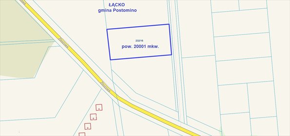 działka na sprzedaż 2001m2 działka Postomino