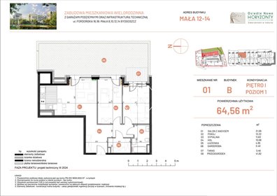 mieszkanie na sprzedaż 65m2 mieszkanie Bydgoszcz, Fordońska
