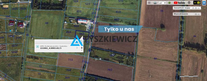 działka na sprzedaż 1116m2 działka Nowy Dwór Gdański, Przemysłowa