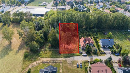 działka na sprzedaż 1591m2 działka Leoncin, Brzozowa