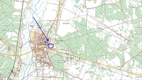 działka na sprzedaż 1893m2 działka Poddębice, Tulipanowa