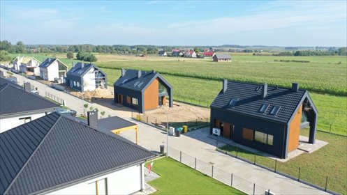 Dom w stylu nowoczesnej stodoły - 116,88 m² - Łomża-Wygoda dom Wygoda, Bursztynowa