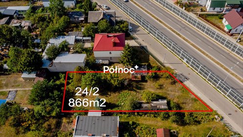 działka na sprzedaż 866m2 działka Białystok, Skorupy, Konstantego Ciołkowskiego