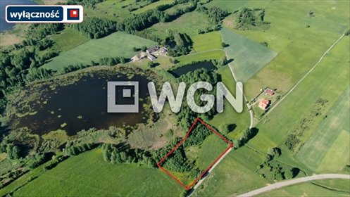Polecam działkę rekreacyjną 8 479 m² nad Jeziorem Szlam działka Regiel