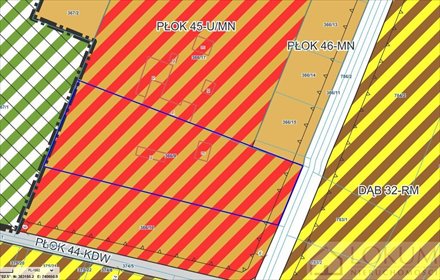 działka na sprzedaż 6150m2 działka Płouszowice-Kolonia