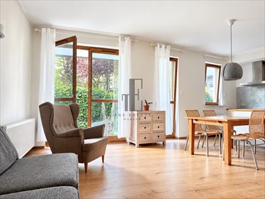 Przestronny apartament 122 m² z dwoma ogrodami zapraszam mieszkanie Warszawa, Wilanów, Adama Branickiego