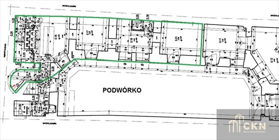 lokal użytkowy na wynajem 59m2 lokal użytkowy Kraków, Stare Miasto, Sławkowska