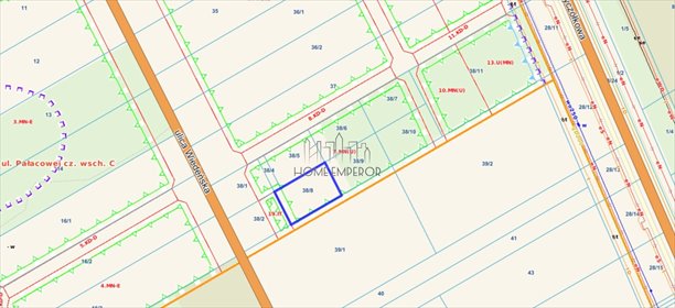 działka na sprzedaż 1284m2 działka Warszawa, Wilanów, Miasteczko Wilanów, Wiedeńska