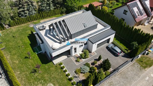 Nowoczesny dom z tarasem i garażem w Malborku dom Malbork, Topolowa