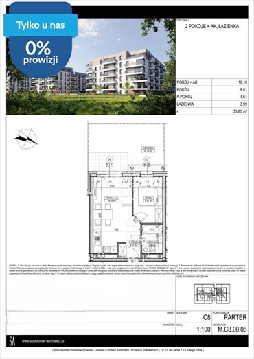 Nowoczesne 2-pokojowe mieszkanie 36 m² w Fordonie zapraszam mieszkanie Bydgoszcz, Fordon, Fordońska
