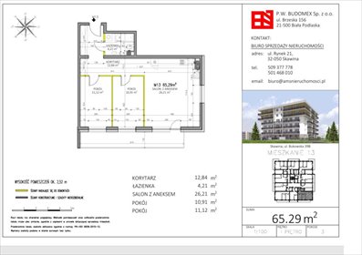 mieszkanie na sprzedaż 65m2 mieszkanie Skawina, Bukowska