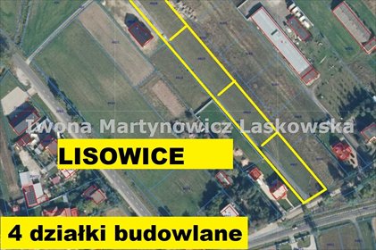 działka na sprzedaż Lisowice 1057 m2