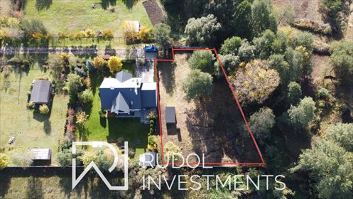 Działka budowlana 1053 m² Całowanie - projekt bliźniaka działka Całowanie