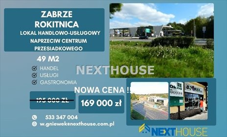 lokal użytkowy na sprzedaż 50m2 lokal użytkowy Zabrze