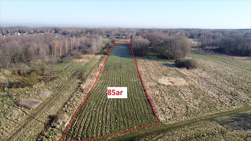 Duża płaska działka 8 500 m² w Bratucicach (teren pod zabudowę) działka Bratucice