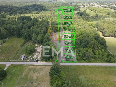 Działki pod dom w spokojnej, zielonej okolicy, 767 m² działka Konradów, Kopalniana