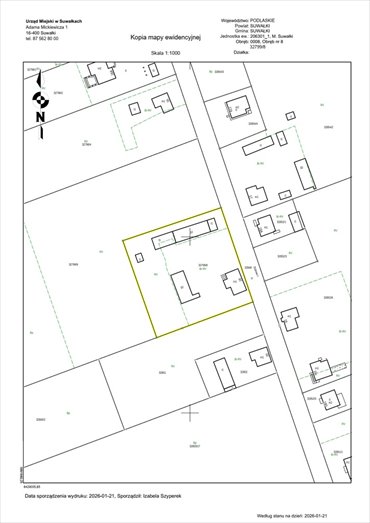 działka na sprzedaż 3361m2 działka Suwałki, Dubowo I