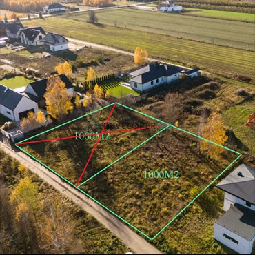 działka na sprzedaż 1000m2 działka Sobolewo, Cyklistów