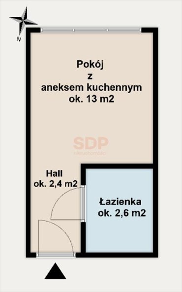 mieszkanie na sprzedaż 18m2 mieszkanie Warszawa, Śródmieście, Dzielna