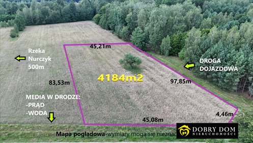 działka na sprzedaż 4184m2 działka Pokaniewo-Kolonia