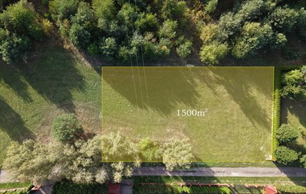 działka na sprzedaż 1500m2 działka Wilkowa Wieś