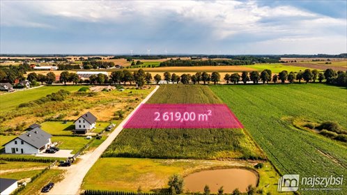Do sprzedania przestronna działka 2619 m² w Gościnie działka Gościno, Miasto