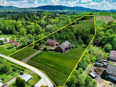 Działka inwestycyjna 2,86 ha z domem i zabudowaniami działka Polna